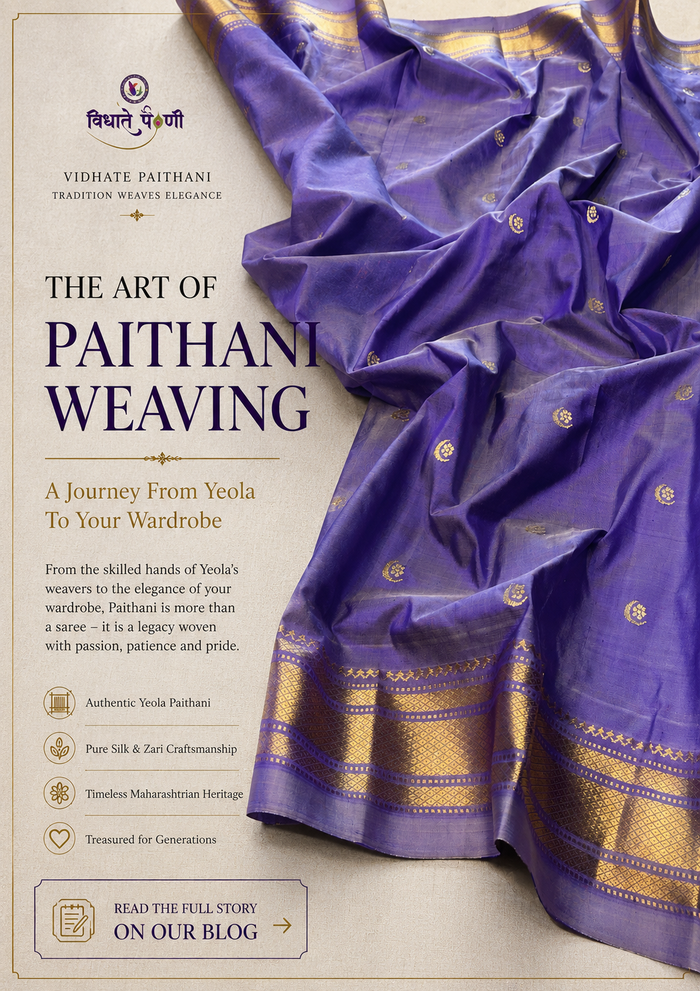The Art of Paithani Weaving: A Journey from Yeola to Your Wardrobe