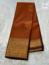 Gadhwal Semi Silk Saree — the full saree — Vidhate Paithani