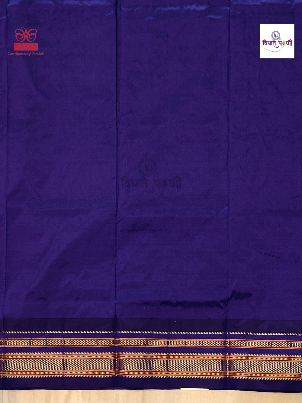 Traditional Irkal Pure Silk Checks Saree- Pastel Peach