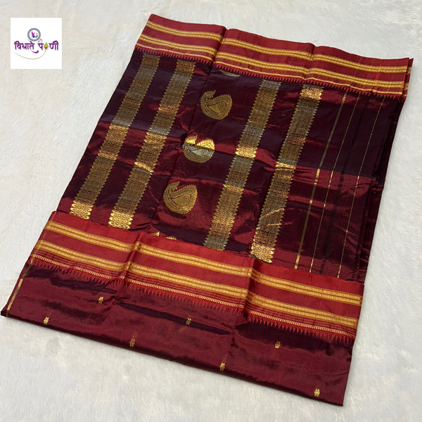 Narayanpeth Single Ply Pure Silk Saree