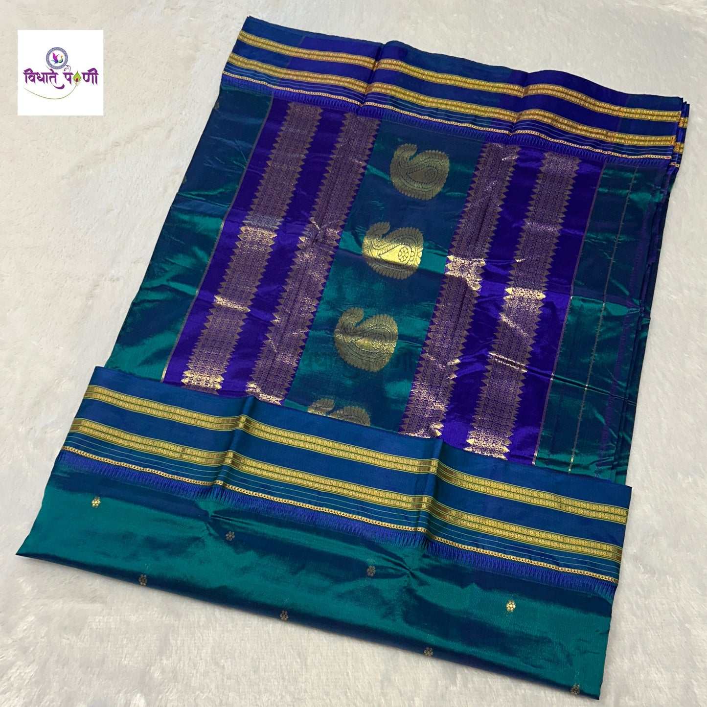 Narayanpeth Single Ply Pure Silk Saree
