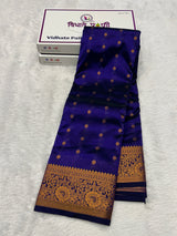 Kanjivaram Soft Silk Saree - Blue