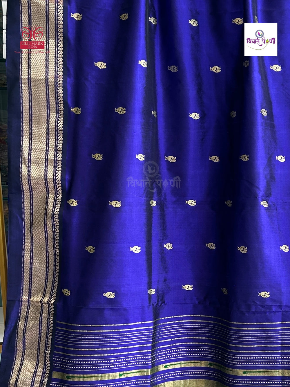 Designer Pallu Paithani Saree - Elegant Peacock