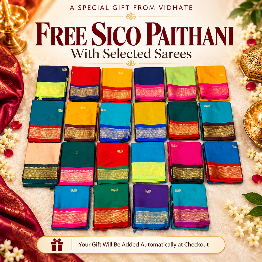Sico Paithani Saree — Free Gift