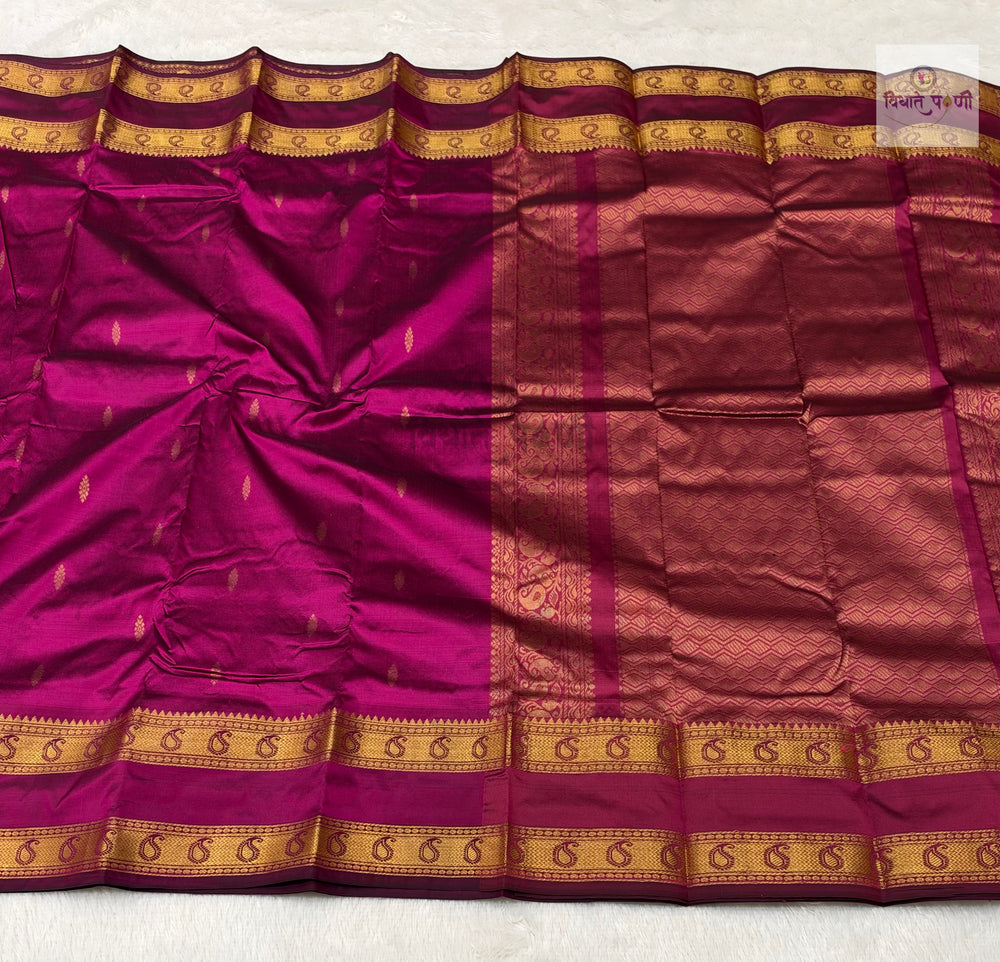Kanjivaram Pure Silk Saree- Wine