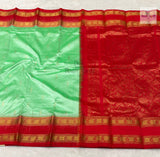 Kanjivaram Pure Silk Saree- Pastel Green