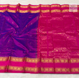 Kanjivaram Pure Silk Saree- Magenta