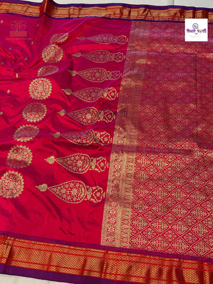Vintage Handloom Pure Silk Paithani Saree