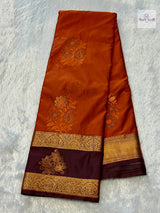 Gadhwal Semi Silk Saree — the full saree — Vidhate Paithani