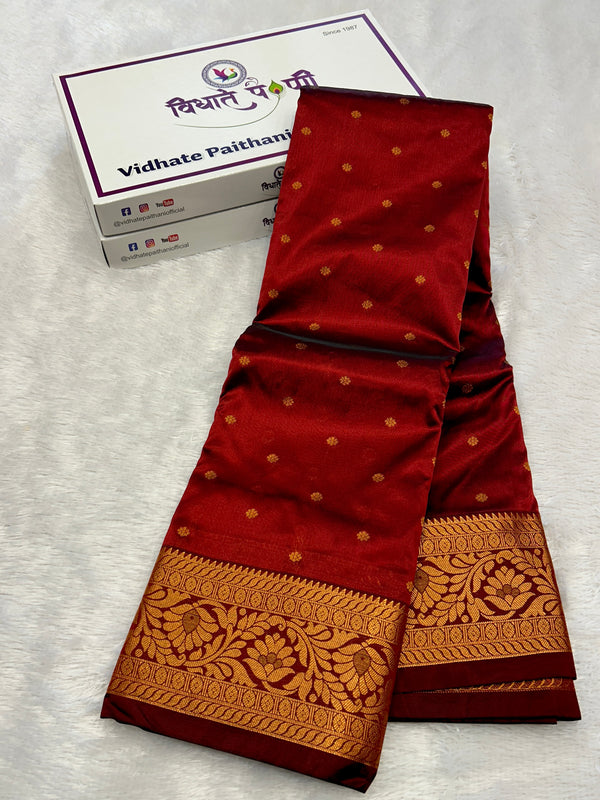 Kanjivaram Soft Silk Saree - Maroon