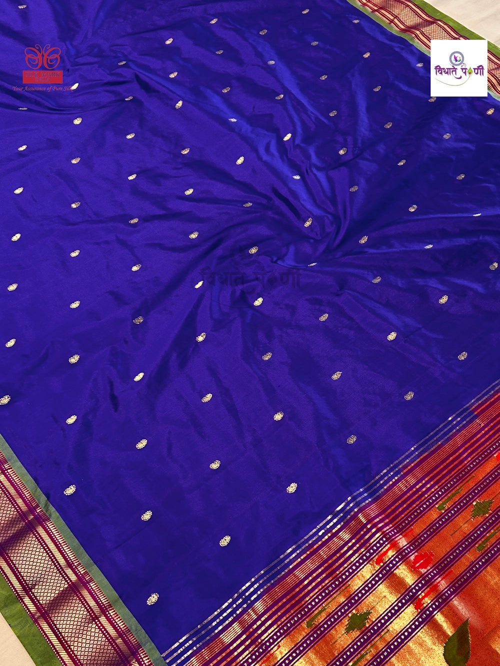 Designer Pallu Paithani Saree - Elegant Peacock