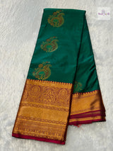 Gadhwal Semi Silk Saree — the full saree — Vidhate Paithani