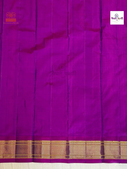 Handloom Pure Silk Maharani Paithani Saree- Morpankhi