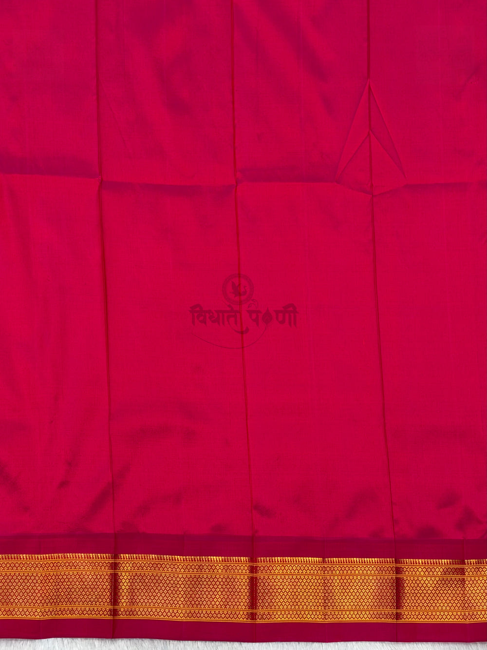 Handloom Pure Silk Kalanjali Paithani Saree- Red Pink Mix