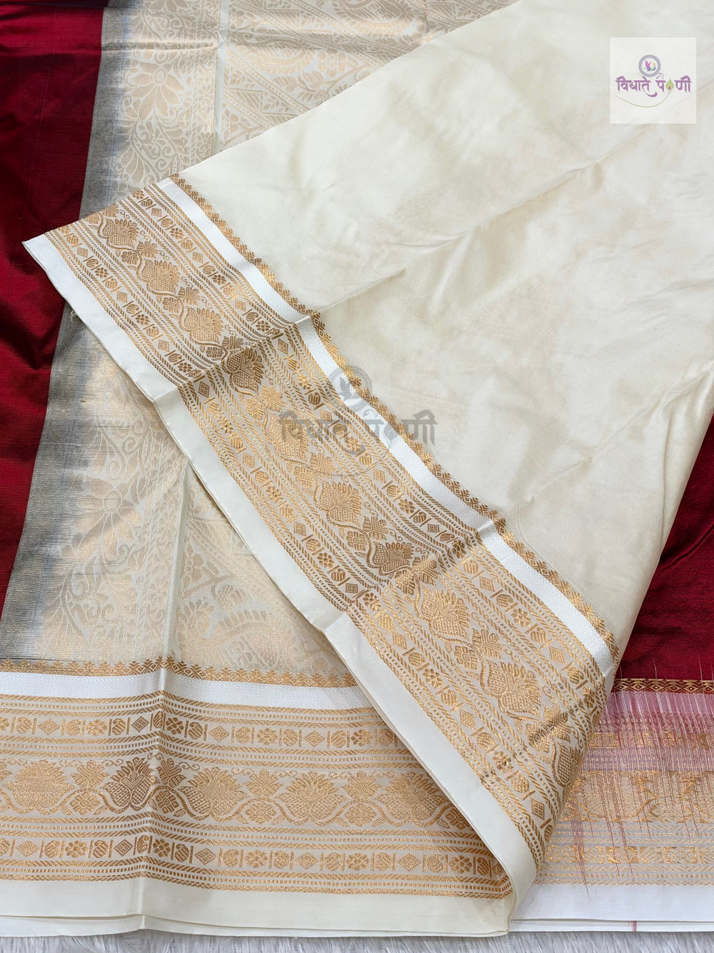 Kanjivaram Pure Silk Saree- Maroon