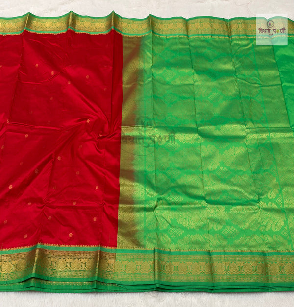 Kanjivaram Pure Silk Saree- Red