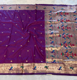 Brocade Soft Silk Paithani Saree- Magenta