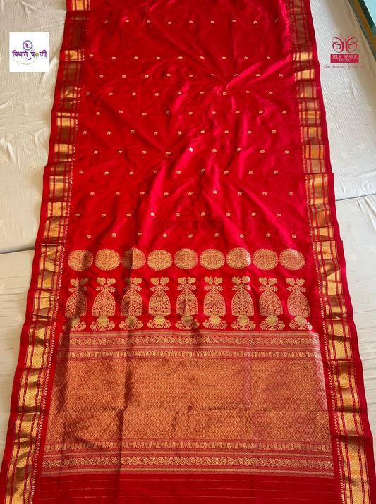 Vintage Handloom Pure Silk Paithani Saree